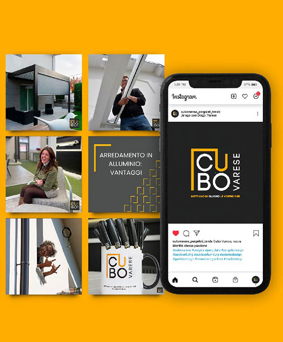 cubo visual identity social