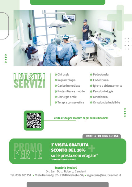 Volantino e carta dei servizi centro medico